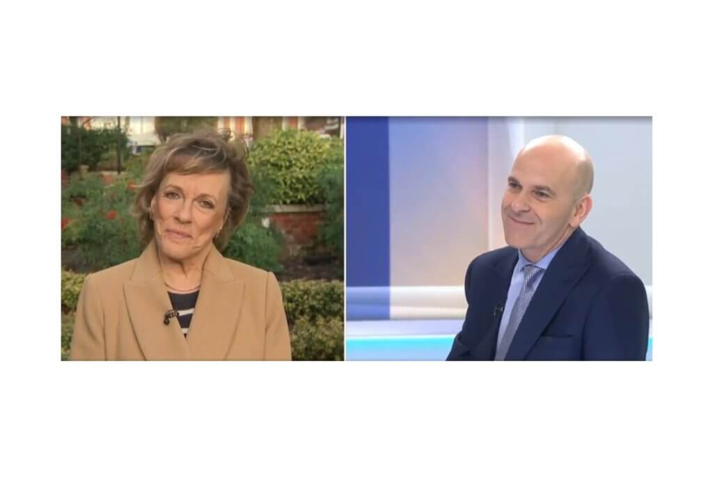 Martin Jones supports Dame Esther on Sky News