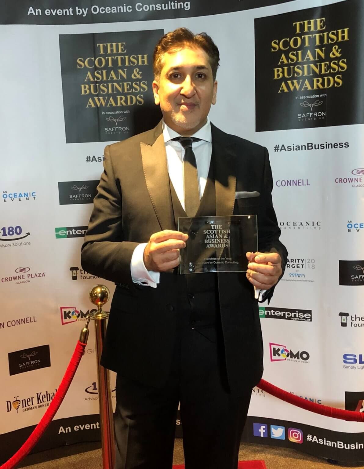Caring Scottish Franchise Crowned at the Scottish and Asian Business Awards