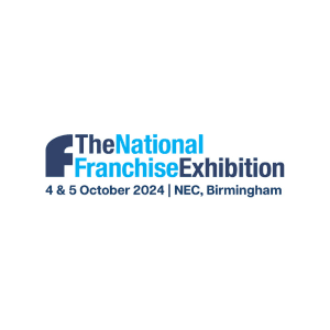 The National Franchise Exhibition logo with event details: 4–5 October 2024, NEC Birmingham. - Home Instead