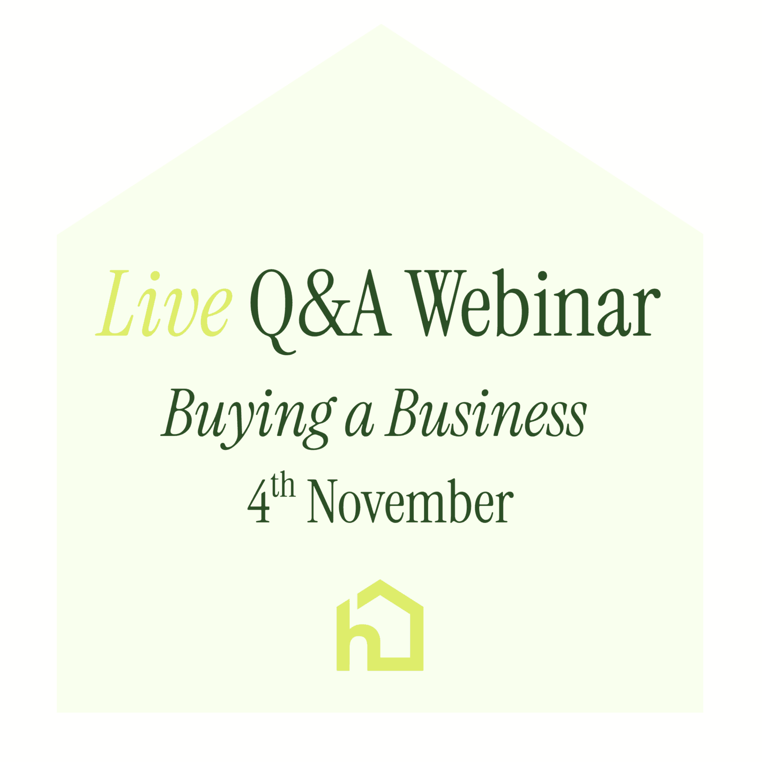 Buying a Business webinar