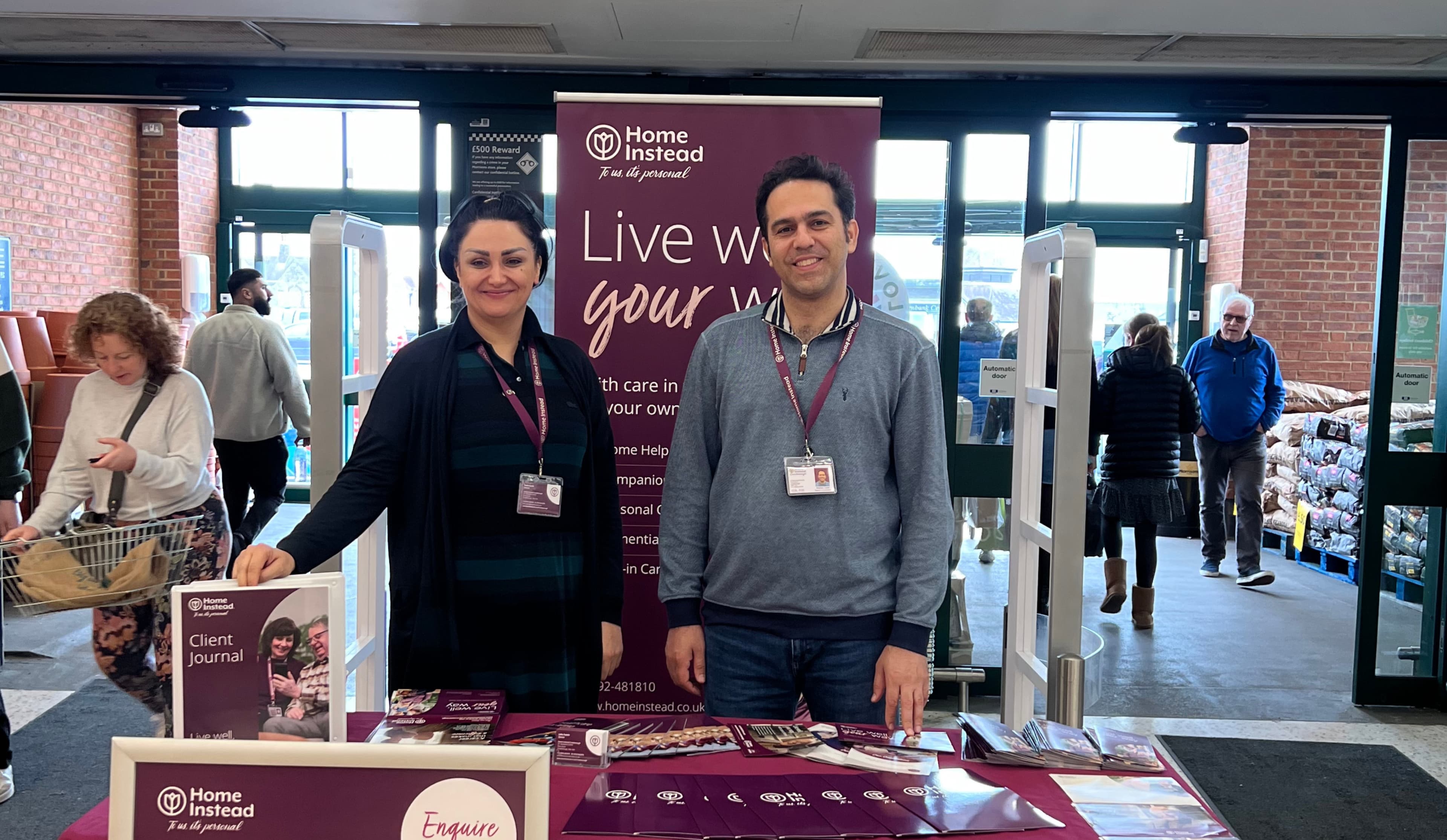 Brand Awareness campaign in Morrisons Crowborough