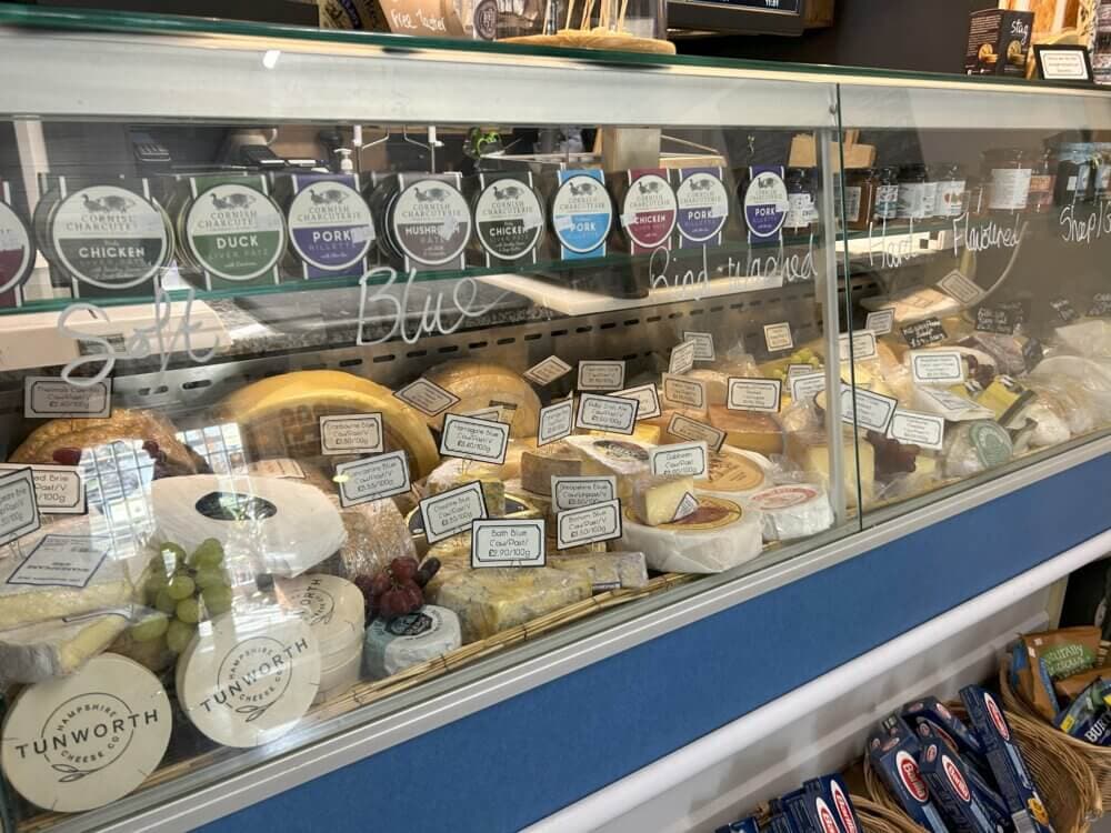 Home Instead Basingstoke picture of the delicatessen counter at the Hampshire Deli and Farm Shop