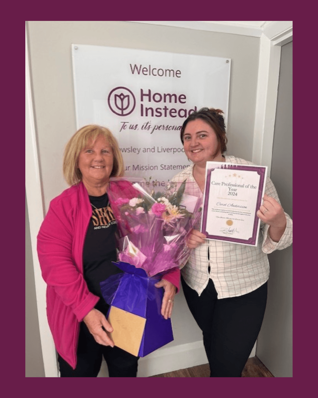 Celebrating Our Care Pro of the Year: Carol