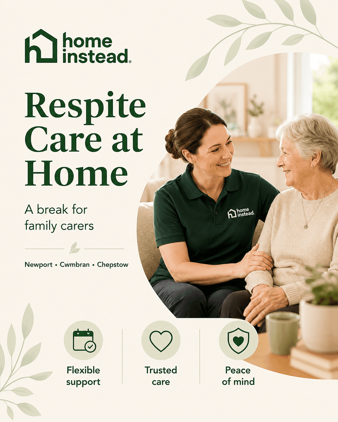 Respite Care in Newport, Cwmbran & Chepstow | Home Instead