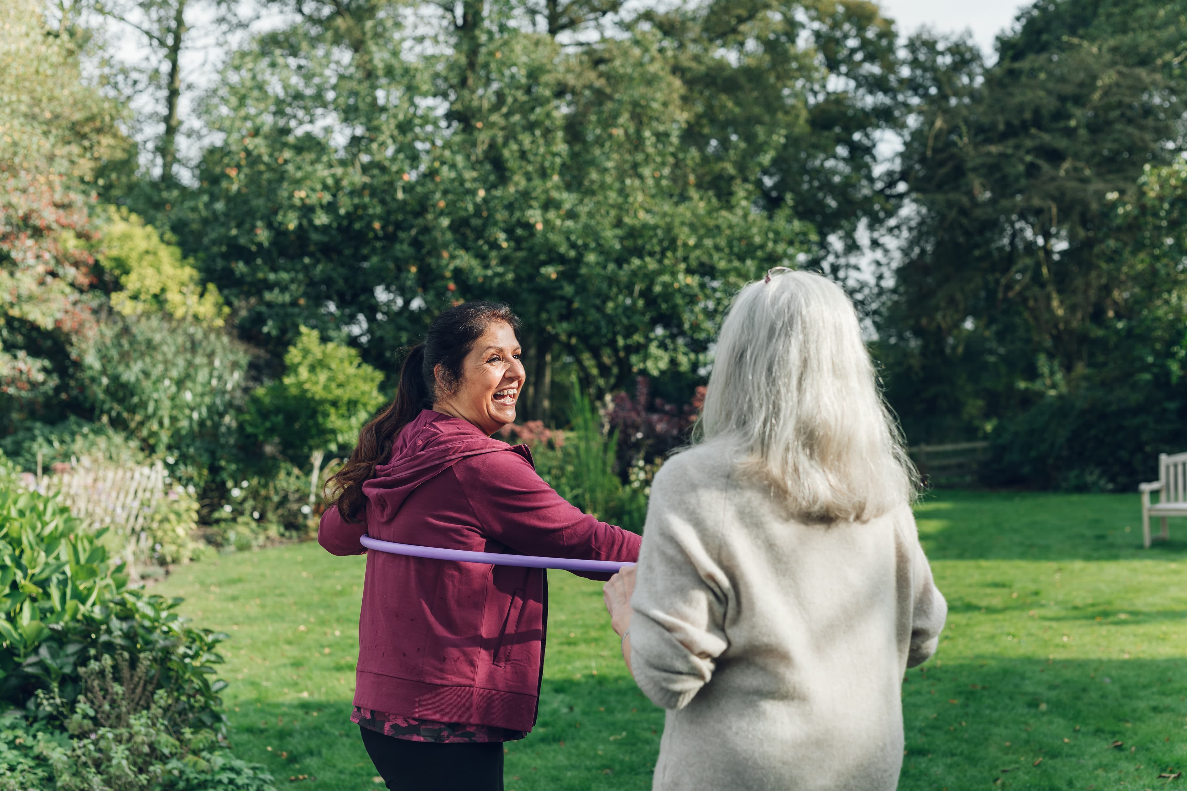 Female Care Pro female client companionship hula hoop - Home Instead