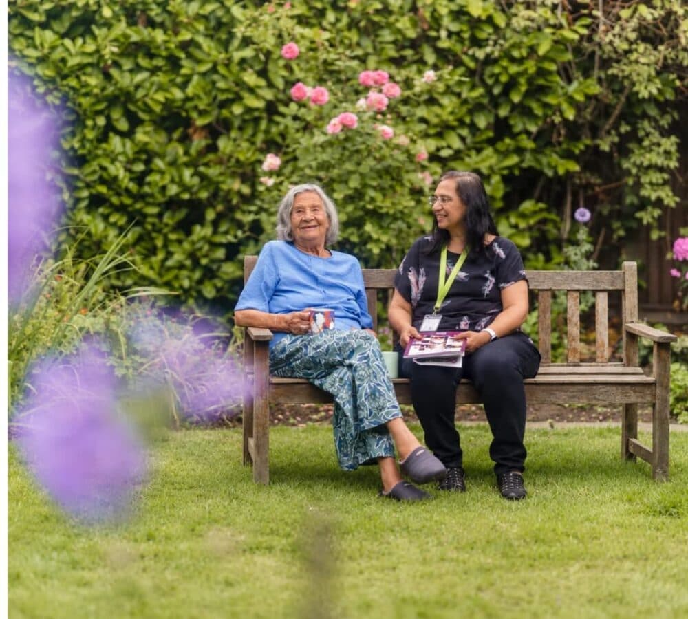 chatting-in-the-garden