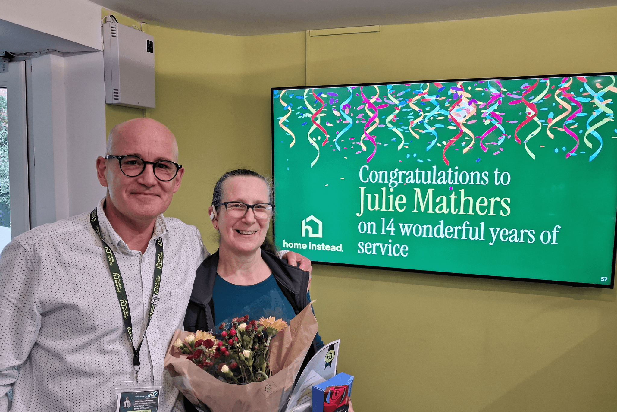 Celebrating Julie’s 14 Years with Home Instead