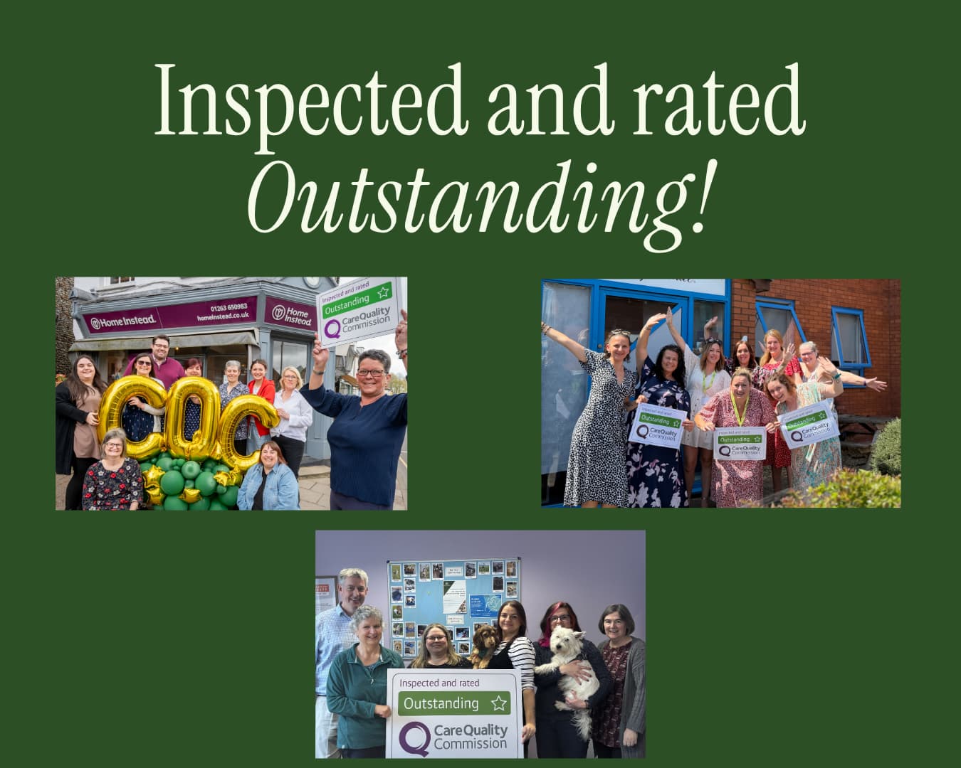 Trio of CQC Outstandings for Home Instead!