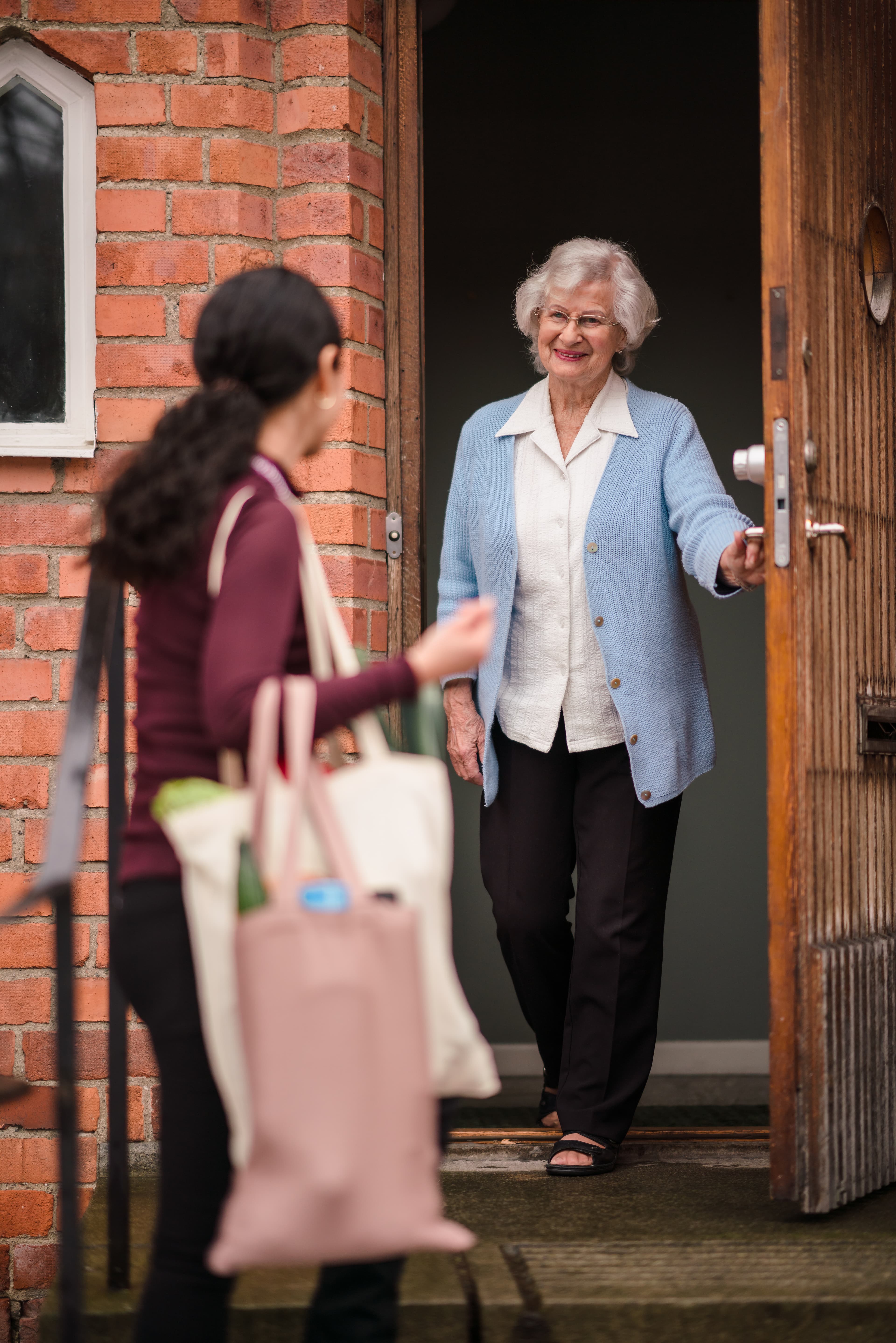 Client welcoming Care Professional - Home Instead