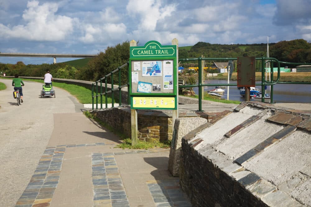 Walking the Camel trail in Wadebridge