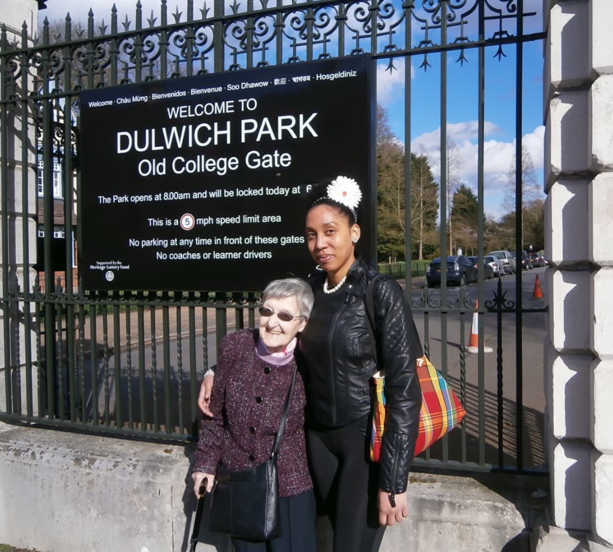 Enjoying Dulwich with a friendly companion by your side