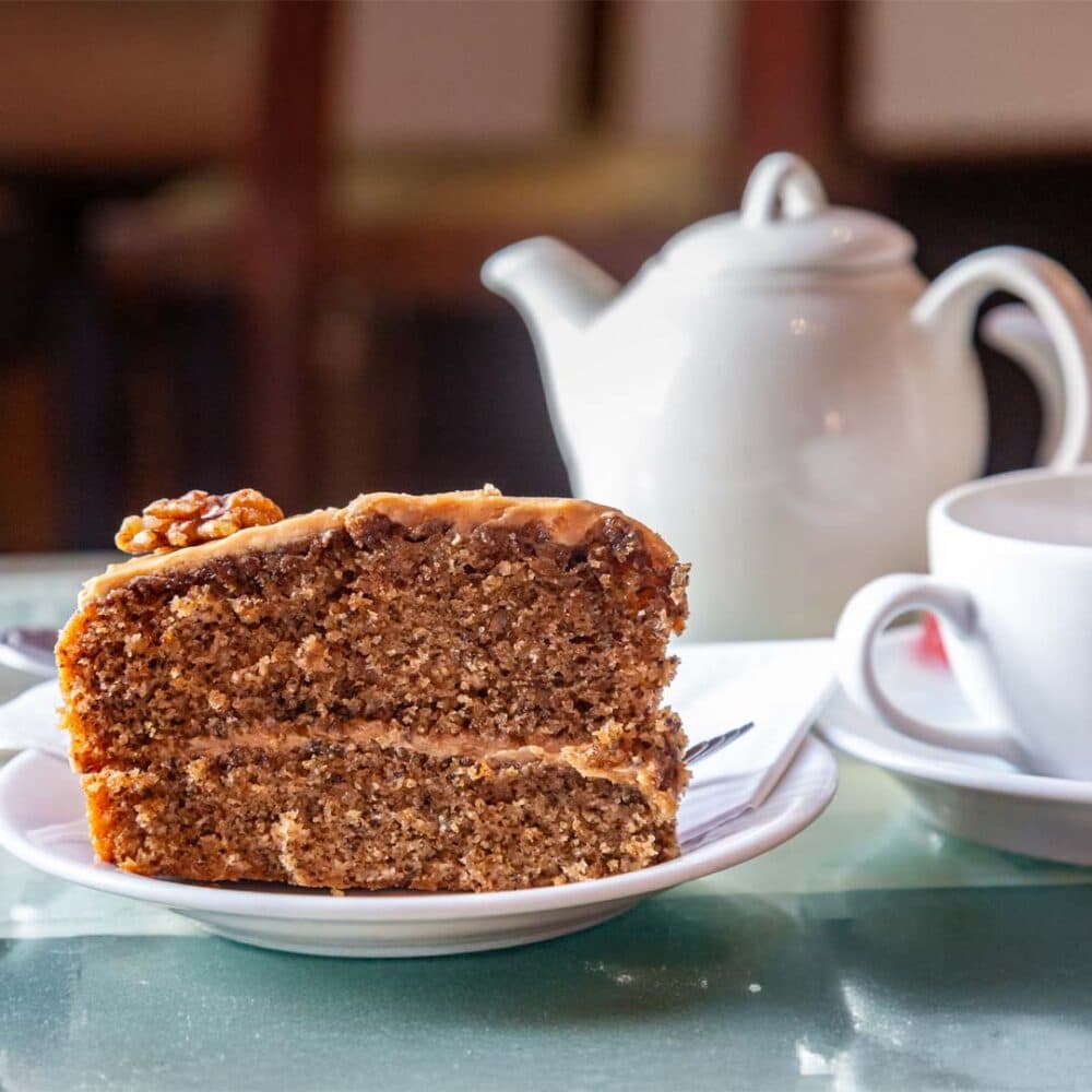 Tea and cake at Home Instead dementia cafe