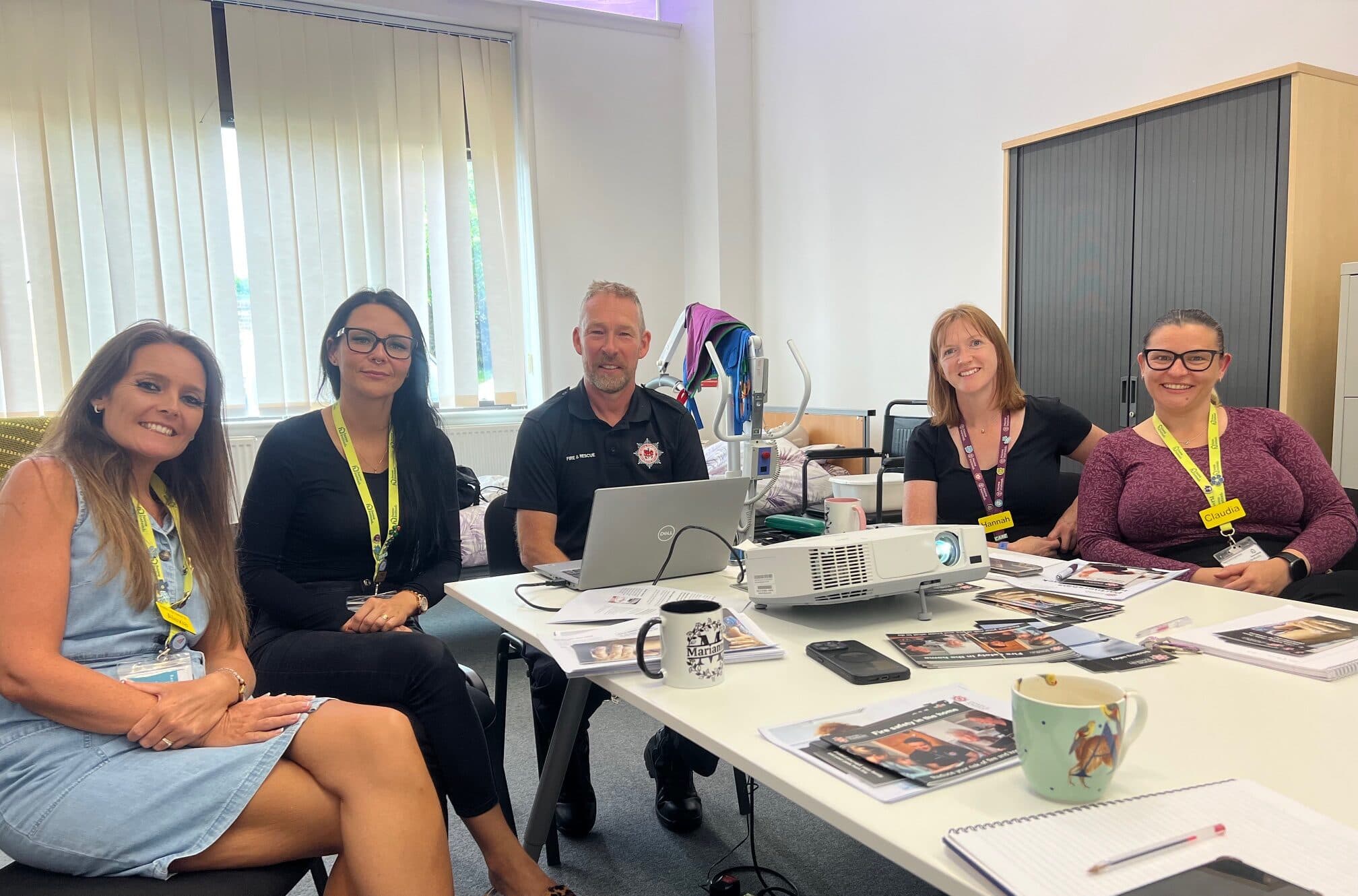Home Instead Yeovil home fire safety training