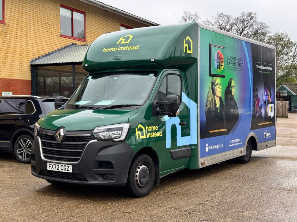 Home Instead Dementia Bus attending the Cornwall Dementia Conference in Wadebridge
