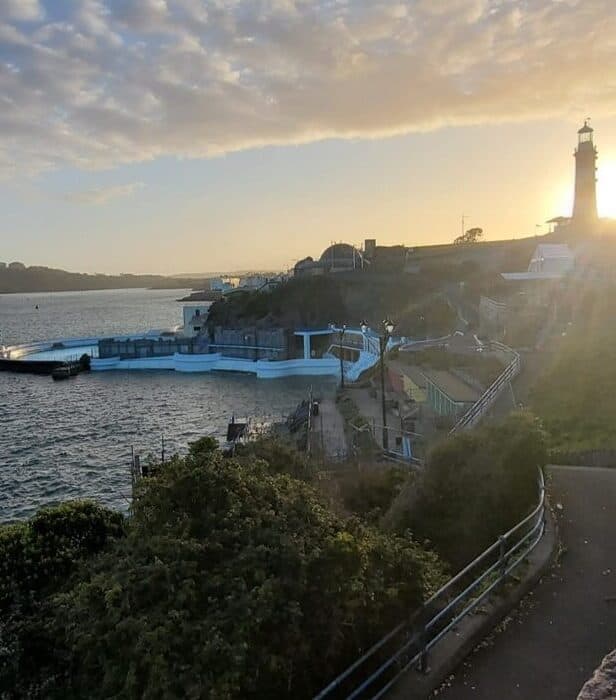 Smeaton’s Tower lighthouse in Plymouth, representing local community and Home Instead Plymouth home care services